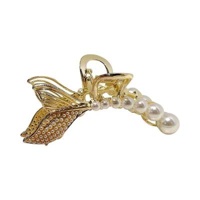 China Hairpin Style French Clip Hair Clip Back Main Korean Hair Clip Temperament Shark Hair Clip for sale