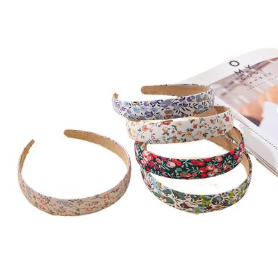 China TumiaoAcc Factory Headband Women Headband Wholesale Hard Cloth Anti-skid Hair Bands Wide For Women And Girls for sale