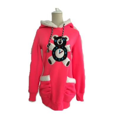 China Custom High Quality Anti Shrink Design Cartoon Sport Animal Hoodie For Women for sale