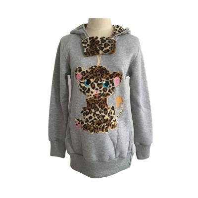 China Simple Design Anti Shrink Custom Cartoon Fashion Hoodie Oversized Sweatshirt For Women for sale