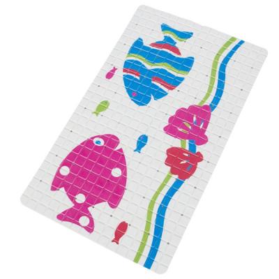 China Baby Viable Safety Cartoon Sale UBEST Non-Slip Mat With Suction Cup Bathtub Mat PVC Shower Mats for sale