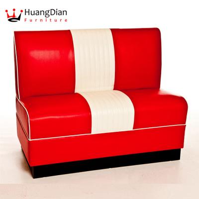 China Retro American Style Leather PANEL Banquette Restaurant Dinner Seating Booths for sale