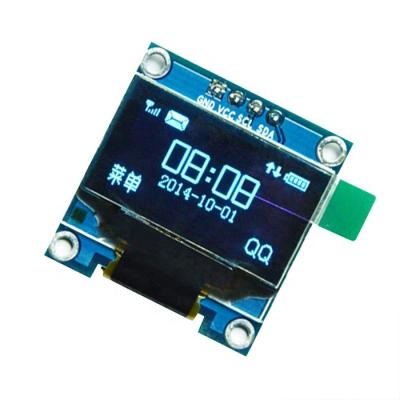 China For smart watch 0.96 inch display module 12864 4pin SSD1306 controller chip blue oled communication IIC for sale