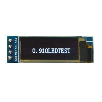 China SSD1306 Controller Chip white oled module IIC I2C 128X32 4pin 0.91 inch display for coffee machine 0.91 inch for sale