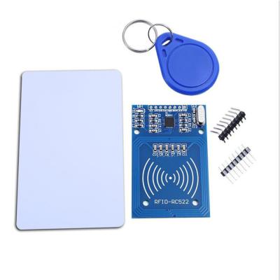 China 13.56mhz NFC MFRC-522 RC522 RFID rf IC card module with card and key chain 32*40.5*4.2 mm for sale