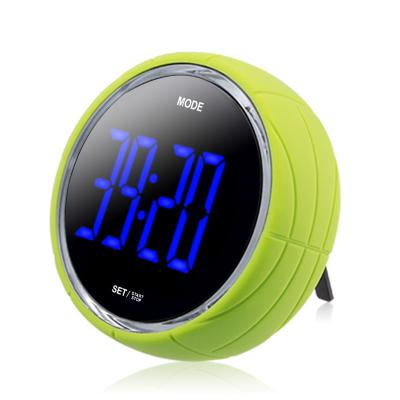 China Workable Large LED USB Digital Display Alarm Clock Cooking Kitchen Timer with Night Light, Stand, Fridge Magnet, Dial Rotation Setting for sale