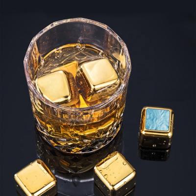 China Sustainable Hot Selling Amazon Bar Accessories Ice Cube The Whiskey Stone Stainless Steel for sale