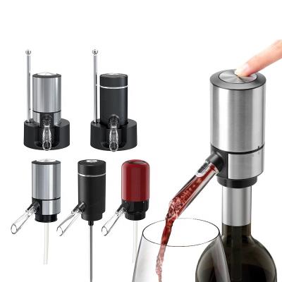 China Portable Drinking Electric Automatic Beer Stored Aerator Pourer Champagne Wine Dispenser for sale