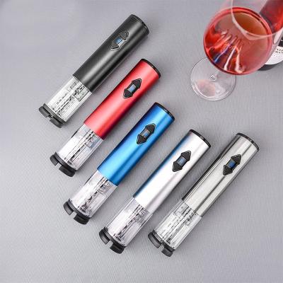 China Durable Wine Opener Colors Custom Logo Battery Operated Corkscrew Electronic Wine Bottle Opener for sale