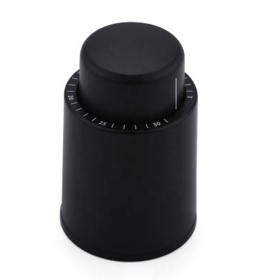 China Endurable Christmas Food Grade Silicon Wine Vacuum Pump Stopper Bottle Sparkling Wine Stopper Plastic for sale