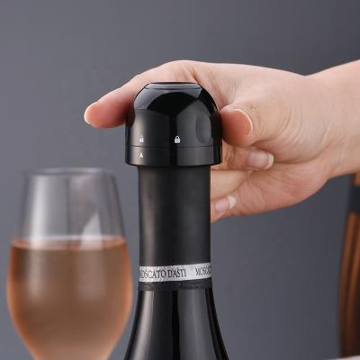 China Portable Glitter Stocked Pourer Mini Champagne Sublimation Funny Christmas ABS Silicon Stoppers for sale