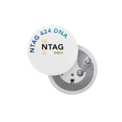 China secure identification & Access Advanced Brand NTAG 424 DNA NFC Anti-Counterfeiting Sticker for sale