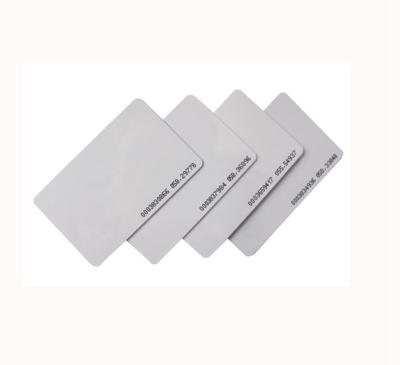 China White PVC /PET/ABS/PAPER/PETG White Serial Number PVC MIFARE Classic NFC 1K Card for sale