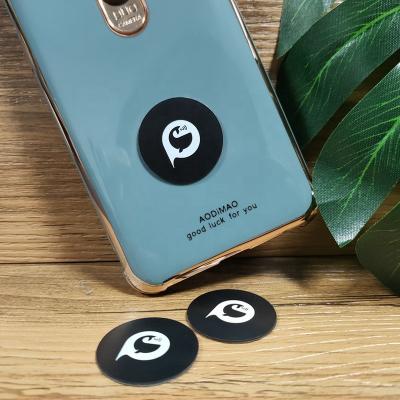 China Waterproof / Waterproof Iphone Social Media Adhesive NFC Tag Sticker Rewritable Customize Logo RFID Business Contact Card For Facebook Tiktok / Instagram for sale