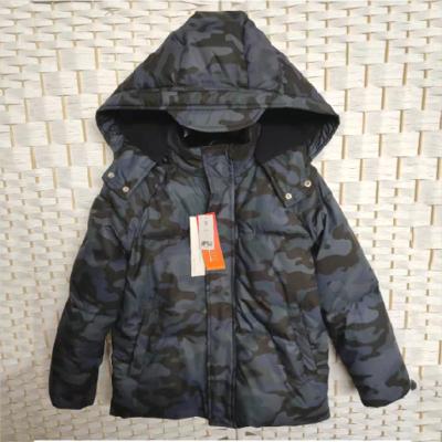 China Camouflage Sustainable Padded Down Jacket , Comfortable Thermolite Coat for sale