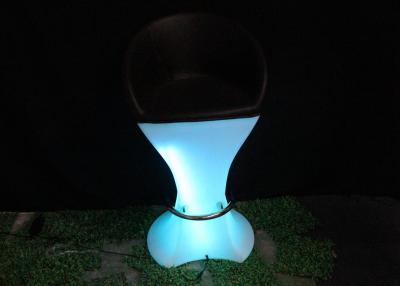 China Decoration Backless LED Bar Stools For Night Club / Glow Outdoor LED Lighting Furniture for sale