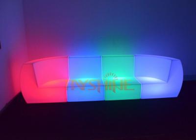 China Waterproof LED Glow Furniture 16 Color Changing , LED Light Up Chairs And Sofa for sale