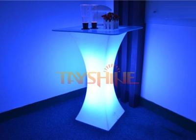 China Waterproof LED Glowing Bar Tables With Rechargeable Lithium Battery For Night Club for sale