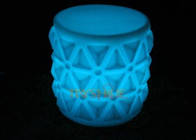 China Commercial Blue Glowing LED High Bar Chair / Rechargeable LED Light Up Chair for sale