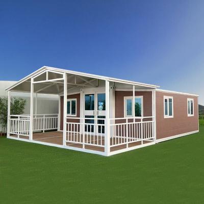 China Environmentally-Friendly 40ft Modular Living Spaces with 18mm Floor Thickness and Ground Main Frame Made of Bamboo Plywood for sale