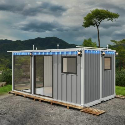 China Anti Corrosive Converted Prefabricated Container House Modular Home 20ft for sale