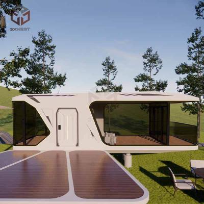 China 12KW Modern Space Capsule House Prefab Outdoor Office Pod Customized for sale