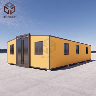 China Collapsible Tiny 40ft Expandable Container Home Prefabricated House for sale