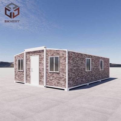 China Lightweight Modular Fabricated Expanding Container House Shipping Home for sale