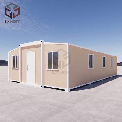 China Prefabricated 40FT Expandable Container Home Manufactured Scratch Resistant for sale