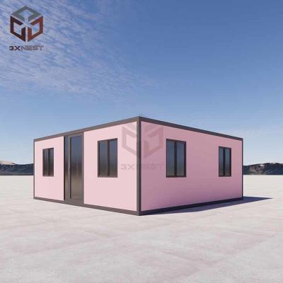 China 40ft Portable Flatpack Fold Up Modular Homes For Mobile Offices for sale