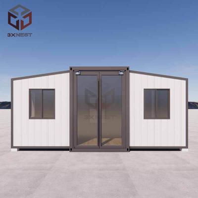 China 30FT Luxury Expandable Container House Starter Home With Kitchen And Bathroom for sale