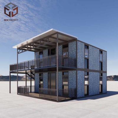 China Wind Resistance Modular Folding Homes Flat Pack Prefab House OEM for sale