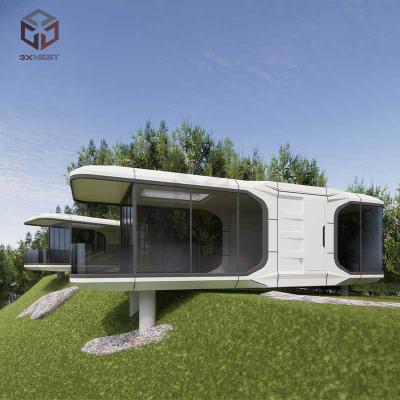 China Smart Aluminum Space Capsule House Prefab Garden Office Pod for sale