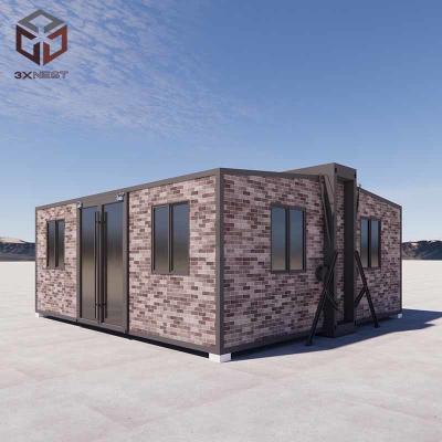 China Luxury Waterproof Prefabricated Steel Foldable Container House Homes Customizable for sale