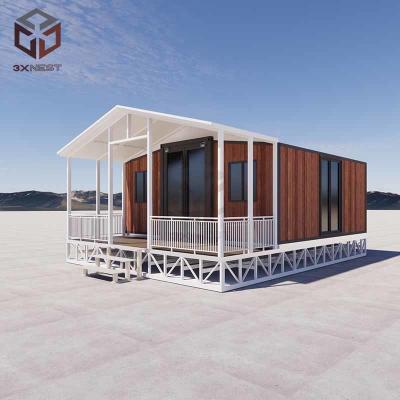 China Grade 8 Earthquake Resistance Luxury Prefabricated House with Customizable Roof Design for sale