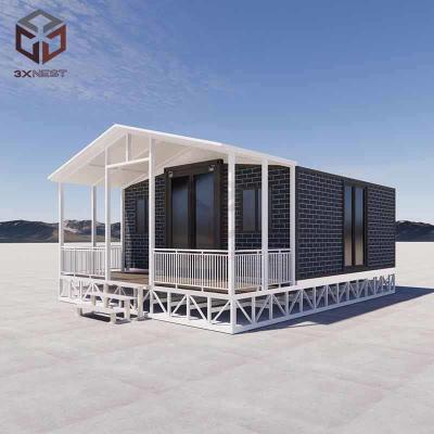 China Double Wing Container House with Balcony Innovative and Sustainable Housing Solution for sale