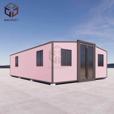 China Tiny Prefab Expandable Roof Container House With EPS Sandwich Wall for sale