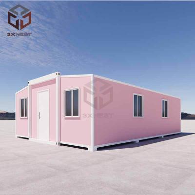 China Permanent Pre Installed Expandable Container House Prefab Tiny Home for sale