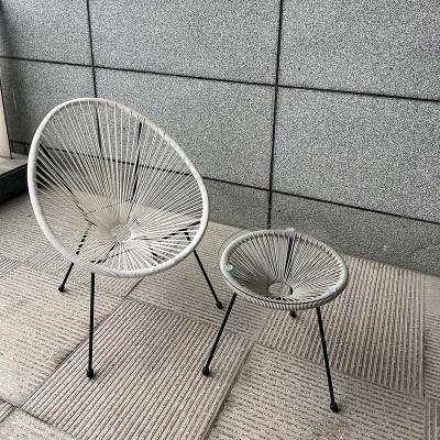 China Acapulco string outdoor chair plastic rubber string chair for sale