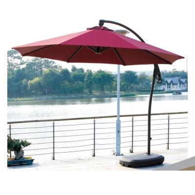 China China promotional outdoor polyester folding patio sun garden big umbrella parasol garden parasol umbrella for sale