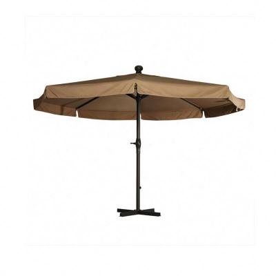 China 2022 new style 1.75m customized size handle led light sun garden parasol umbrella sun garden parasol umbrella for sale