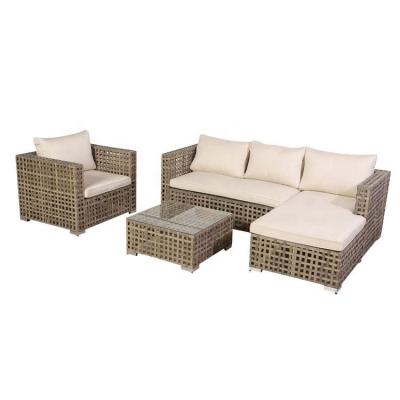 China Sale & modern wicker outdoor furniture bangkok rattan garden sofa set for sale