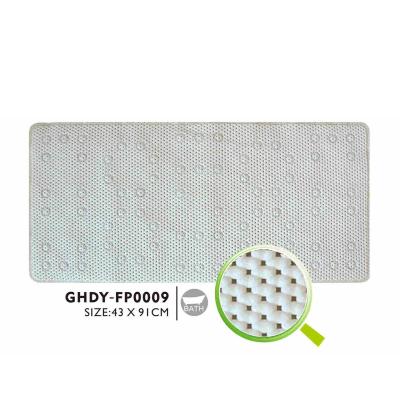 China Household Bathtub Product Spa Cushion Bath Mat Sustainable High Quality PVC Foam With Suction Cups for sale