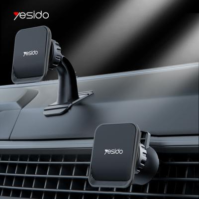 China Yesido Universal Magnetic 360 Magnetic Cell Phone Cell Phone Mount Holder Dashboard Bracket Support Rotating Holder For Car for sale