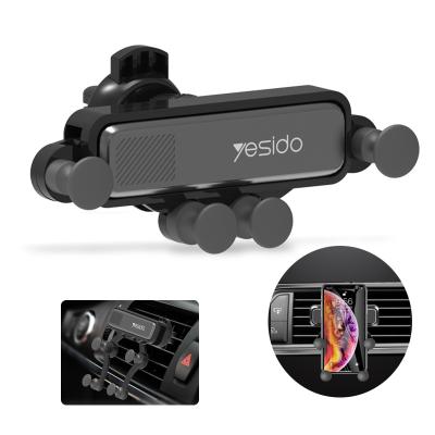 China OEM Odm 360 Rotation Car Holder Mini Flexible Air Vent Mount Gravity Mobile Phone Holder Stand For Car for sale