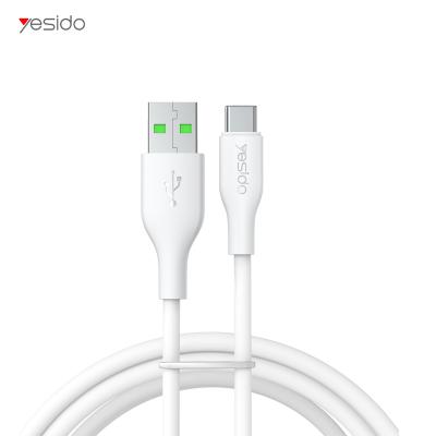 China Fast Charging Speed ​​Yesido Band 1M 2M Fast Quick 5A Usb C Transmission Data Phone Cable Usb Charging Type Line C Charger Cable Cord Wire For Samsung for sale