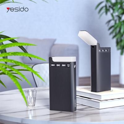 China YESIDO 30000mAh Support USB Super Fast 3 Type-C Charging and Max 5V 2A PD Capacitor with LED Light Lighting Power Bank for sale