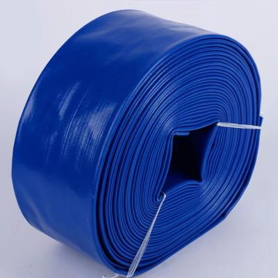 China Anti Aging Resistance Large Diameter Pvc PVC Layflat High Pressure Soft Hose for sale