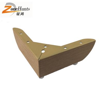 China Triangular Outdoor Triangular Decorative Wooden Furniture Accessories Small Decorative Wooden Legs Strong Customized for sale