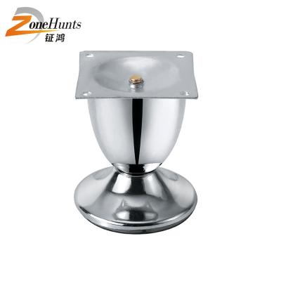 China Wholesale High Quality Strong Metal Furniture Cup-shape Zinc Alloy Legs For Sofa for sale